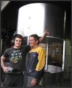 The Ambafab Engineering team with a stainless tank in the Ballina workshop